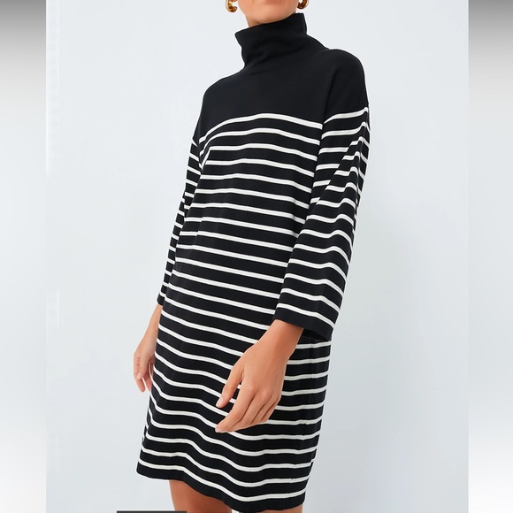 POMANDER PLACE
Striped Durand Turtleneck Dress - Picture 2 of 9